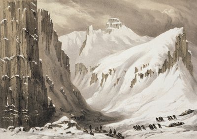 Les traîneaux arrivant au Dépôt Sud, de 